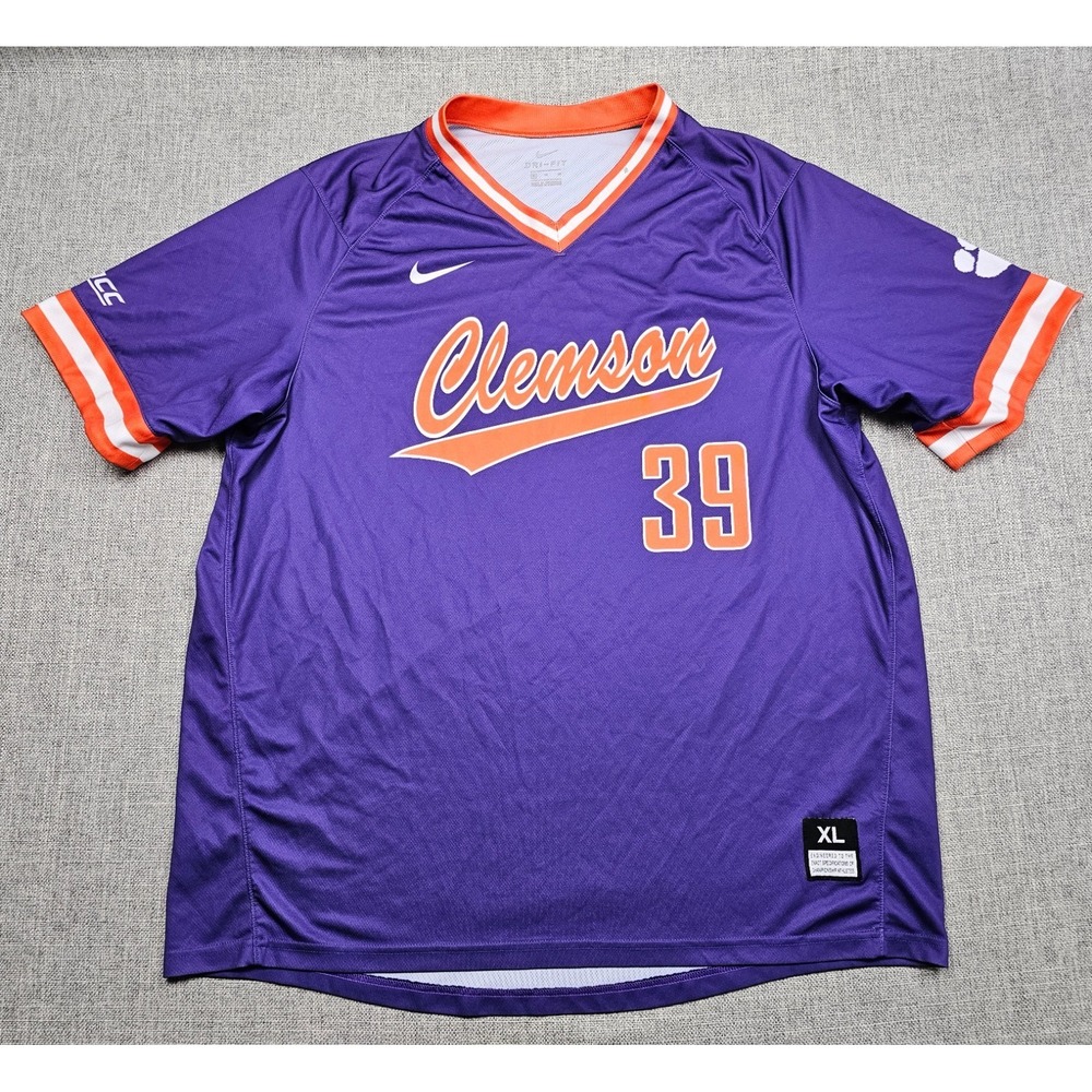 Clemson Tigers Baseball Jersey Mens XL Nike Practice Team Issued Authentic NCAA